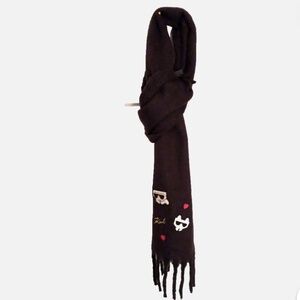NWT Karl Lagerfeld Paris scarf with embroidered detail